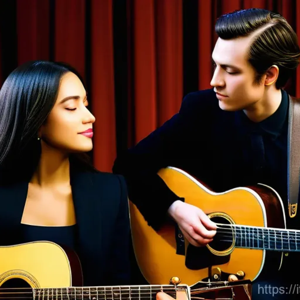 기타 듀오 곡 추천 - **Prompt 1: "Reinterpreting Classics with Harmonic Elegance"**
    A high-resolution, realistic phot...