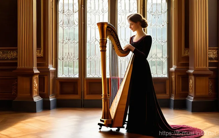 하프 명곡 모음 - **Prompt 1: A Journey Through Time – Celtic Lore**
    "A wise, middle-aged Irish bard, with a flowi...