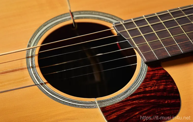 기타 피크 가이드 - 50mm thickness) with a smooth, soft-touch finish. The light catches the subtle flex of the pick as i...