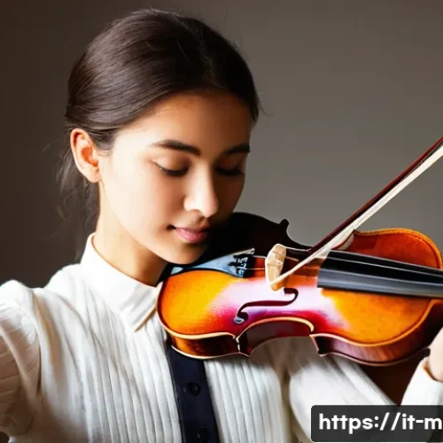 Home 30 바이올린 음정 잡는 방법 - **Prompt 1: The Focused Musician and the Violin's Voice**
"A young adult, perhaps in their early...